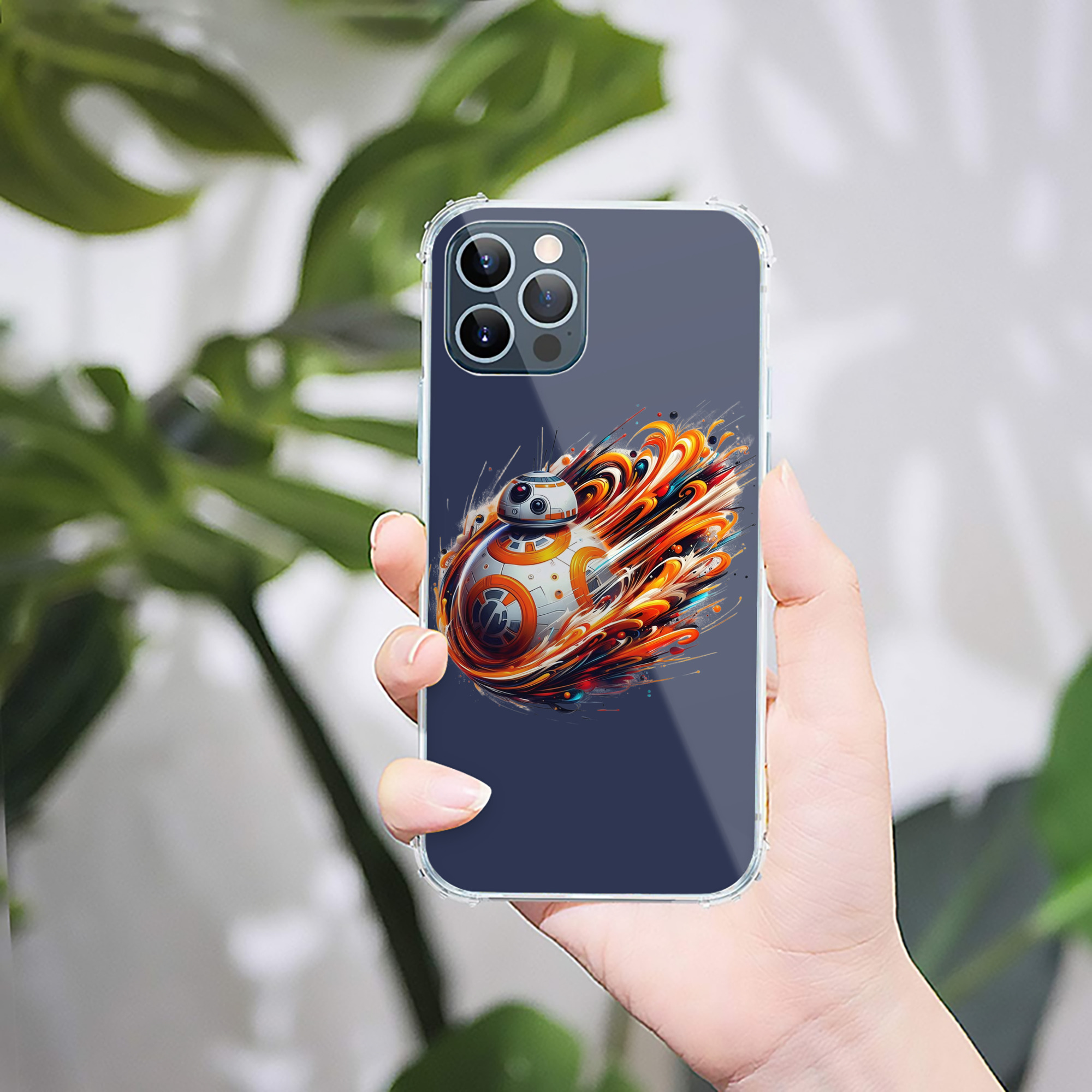 （画像用） スター・ウォーズ Star Wars 【iPhone 12シリーズ対応】透明スマホケース（クリアソフトケース）